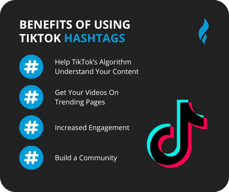 Benefits of using Hashtags on TikTok