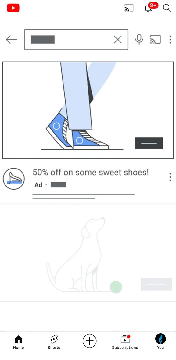 YouTube ad online