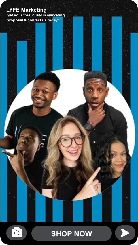 Snapchat single image ad for internet advertising