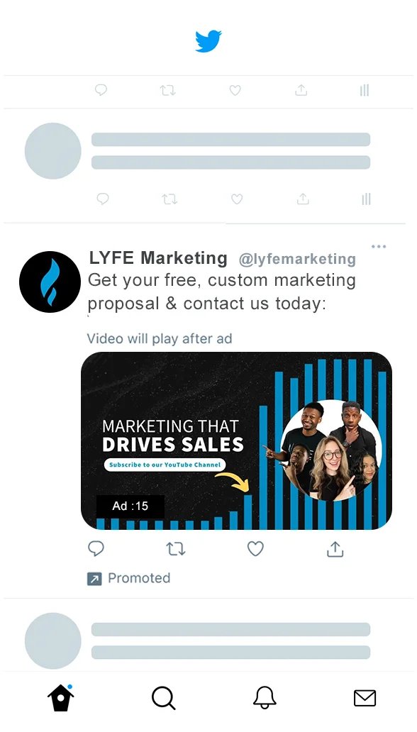Twitter X Amplify pre-roll video ad format