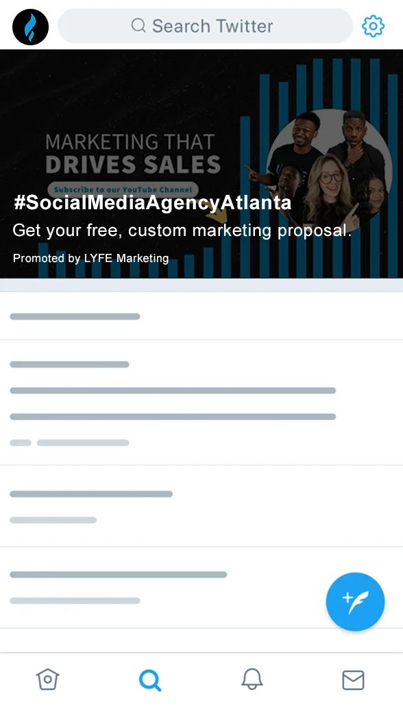 Twitter X Takeover ad for brand visibility