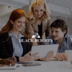 Black Heights logo.