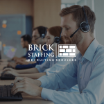 Brick Staffing logo.