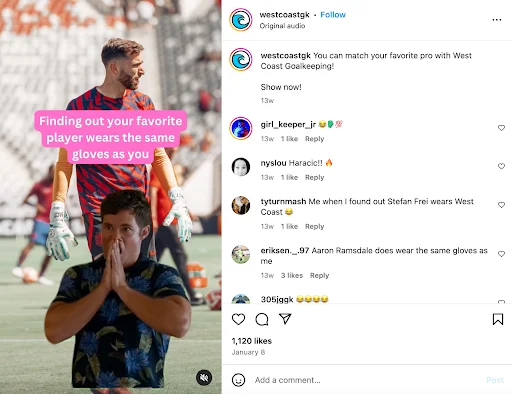 west coast goalkeeping.