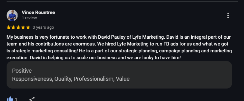 Foodfixer Experience